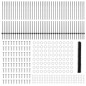 Pali per Recinzione vidaXL 22 pz U-Channel Grigio 140 cm Acciaio Pali per Recinzione vidaXL 22 pz U-Channel Grigio 140 cm Acciaio