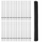 vidaXL Pali per Recinzione 22 pcs U-Channel Grigio 150 cm Acciaio