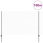 Pali Recinzione vidaXL 22 pcs U-Channel Grigio 150 cm Acciaio