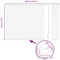 Pali per Recinzione vidaXL 5 pz U-Channel 40 cm Acciaio Galvanizzato