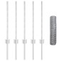 Pali per Recinzione vidaXL 5 pcs U-Channel 60 cm Acciaio Zincato