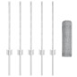 vidaXL Posti per Recinto 5 pcs U-Channel 60 cm Acciaio Galvanizzato vidaXL Posti per Recinto 5 pcs U-Channel 60 cm Acciaio Galvanizzato