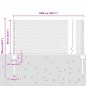Pali di Recinzione vidaXL 5 pcs U-Channel 60 cm Acciaio Zincato
