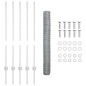 Pali di Recinzione vidaXL 10 pcs U-Channel 100 cm Acciaio Zincato Pali di Recinzione vidaXL 10 pcs U-Channel 100 cm Acciaio Zincato