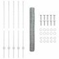 Piloni per Recinzione vidaXL 10 pz Canale a U 120 cm Acciaio Galvanizzato Piloni per Recinzione vidaXL 10 pz Canale a U 120 cm Acciaio Galvanizzato
