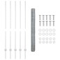 Pali di recinzione vidaXL 10 pz U-Channel 140 cm Acciaio galvanizzato Pali di recinzione vidaXL 10 pz U-Channel 140 cm Acciaio galvanizzato