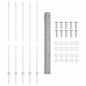 vidaXL Posti per Recinzione 10 pz U-Channel 150 cm Acciaio Galvanizzato vidaXL Posti per Recinzione 10 pz U-Channel 150 cm Acciaio Galvanizzato