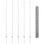Pali di Recinzione vidaXL 10 pcs U-Channel 150 cm Acciaio Zincato