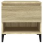 Tavolino Rovere Sonoma 50x46x50 cm in Legno Multistrato