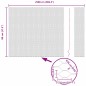 Posti per Recinzione vidaXL 11 pz U-Channel 80 cm Acciaio Zincato Posti per Recinzione vidaXL 11 pz U-Channel 80 cm Acciaio Zincato