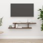 Scaffale TV Parete Rovere Marrone 125x18x23cm Legno Multistrato Scaffale TV Parete Rovere Marrone 125x18x23cm Legno Multistrato