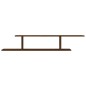 Scaffale TV Parete Rovere Marrone 125x18x23cm Legno Multistrato Scaffale TV Parete Rovere Marrone 125x18x23cm Legno Multistrato
