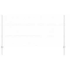 vidaXL Set di Recinzione da Giardino Set di 2 Acciaio galvanizzato