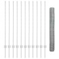 vidaXL Set di Recinzione da Giardino Set di 2 Acciaio galvanizzato vidaXL Set di Recinzione da Giardino Set di 2 Acciaio galvanizzato
