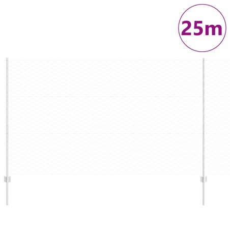 Pali per Recinzione vidaXL 22 pz U-Channel 140 cm Acciaio Zincato