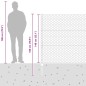 Pali per Recinzione vidaXL 22 pz U-Channel 140 cm Acciaio Zincato Pali per Recinzione vidaXL 22 pz U-Channel 140 cm Acciaio Zincato