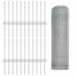 Pali per Recinzione vidaXL 11 pezzi U-Channel 40 cm Acciaio Galvanizzato Pali per Recinzione vidaXL 11 pezzi U-Channel 40 cm Acciaio Galvanizzato