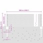 Pali per Recinzione vidaXL 11 pezzi U-Channel 40 cm Acciaio Galvanizzato Pali per Recinzione vidaXL 11 pezzi U-Channel 40 cm Acciaio Galvanizzato
