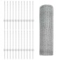 Posti per Recinzione vidaXL 11 pz U-Channel 60 cm Acciaio zincato