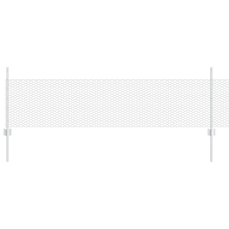 Pali per Recinzione vidaXL 11 pz U-Channel 60 cm Acciaio Zincato