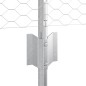 Pali per Recinzione vidaXL 11 pz U-Channel 60 cm Acciaio Zincato