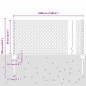 Posti Recinzione vidaXL 11 pz U-Channel 60 cm Acciaio Galvanizzato Posti Recinzione vidaXL 11 pz U-Channel 60 cm Acciaio Galvanizzato