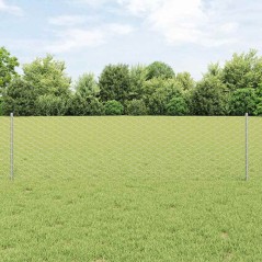 Pali per Recinto vidaXL 11 pz U-Channel 60 cm Acciaio Galvanizzato