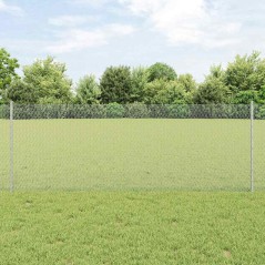Pali per Recinzione vidaXL 11 pcs U-Channel 80 cm Acciaio Zincato