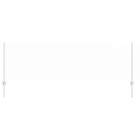 vidaXL Posti per Recinzione 11 pz U-Channel 80 cm Acciaio Galvanizzato