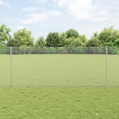 Pali per Recinzione vidaXL 22 pz U-Channel 100 cm Acciaio Zincato