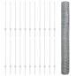 Posti per Recinzione vidaXL 22 pz U-Channel 120 cm Acciaio Zincato Posti per Recinzione vidaXL 22 pz U-Channel 120 cm Acciaio Zincato
