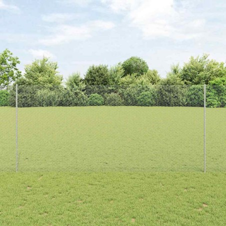 Pali Recinzione vidaXL 22 pz U-Channel 140 cm Acciaio Galvanizzato