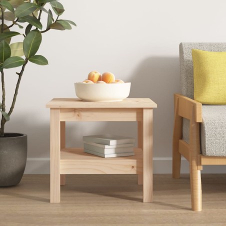 vidaXL Tavolino da Salotto 45x45x40 cm Legno Massello di Pino