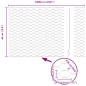 Posti per Recinzione vidaXL 11 pcs U-Channel 40 cm Acciaio Zincato