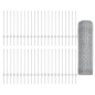 Poste per Recinzione vidaXL 11 pezzi U-Channel 80 cm Acciaio Galvanizzato
