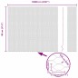 Poste per Recinzione vidaXL 11 pezzi U-Channel 80 cm Acciaio Galvanizzato