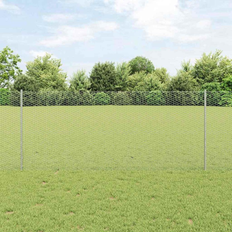 Posti per Recinzione vidaXL 22 pcs U-Channel 100 cm Acciaio Zincato Posti per Recinzione vidaXL 22 pcs U-Channel 100 cm Acciaio Zincato