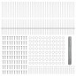 Posti per recinzione vidaXL 22 pz U-Channel 100 cm Acciaio galvanizzato Posti per recinzione vidaXL 22 pz U-Channel 100 cm Acciaio galvanizzato