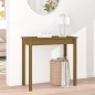Tavolo Consolle Miele 80x40x75 cm in Legno Massello di Pino Tavolo Consolle Miele 80x40x75 cm in Legno Massello di Pino