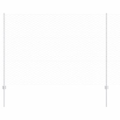 vidaXL Paletti per Recinzione 22 pz U-Channel 150 cm Acciaio Zincato