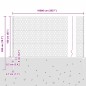 Pali di Recinzione vidaXL 22 pz U-Channel 160 cm Acciaio Galvanizzato