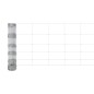 Pali di Recinzione vidaXL 11 pcs U-Channel 80 cm in Acciaio Galvanizzato
