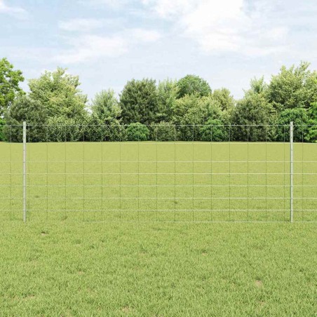 Posti di Recinzione vidaXL 11 pz U-Channel 80 cm Acciaio Zincato