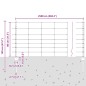 Pali di Recinzione vitaXL 11 pcs U-Channel 80 cm Acciaio Zincato Pali di Recinzione vitaXL 11 pcs U-Channel 80 cm Acciaio Zincato