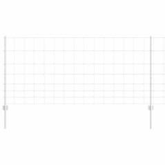 Pali per Recinzione vidaXL 22 pcs U-Channel 100 cm Acciaio Galvanizzato