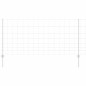 Pali per Recinzione vidaXL 22 pcs U-Channel 100 cm Acciaio Galvanizzato