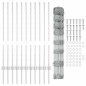 Pali per Recinzione vidaXL 22 pcs U-Channel 100 cm Acciaio Galvanizzato