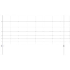 Pali di recinzione vidaXL 22 pcs U-Channel 100 cm Acciaio Galvanizzato