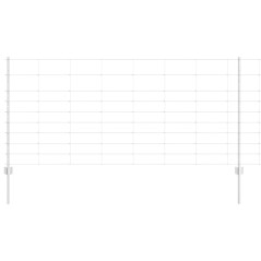 vidaXL Poste per Recinzione 22 pcs U-Channel 100 cm Acciaio Galvanizzato