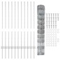vidaXL Poste per Recinzione 22 pcs U-Channel 100 cm Acciaio Galvanizzato vidaXL Poste per Recinzione 22 pcs U-Channel 100 cm Acciaio Galvanizzato